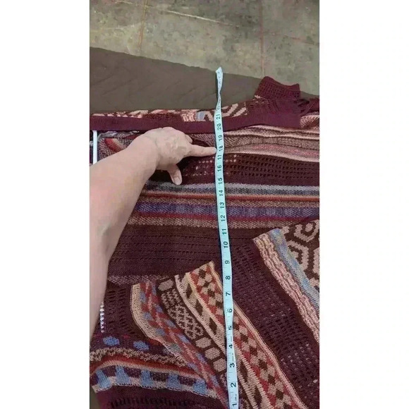 Women's Southwest style cardigan by Say What? Size L - Picture 6 of 6